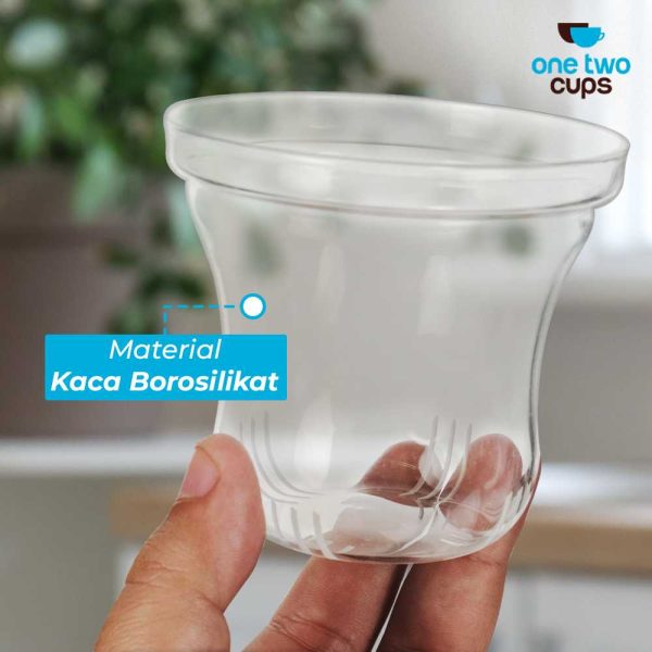 One Two Cups Saringan Teh Filter Pengganti Cangkir Teh Kaca 300ml - RAL3001