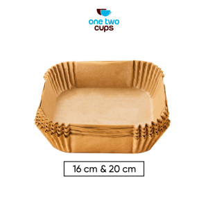 One Two Cups Kertas Alas Air Fryer Paper Liner Non Stick 50 PCS - MJ5