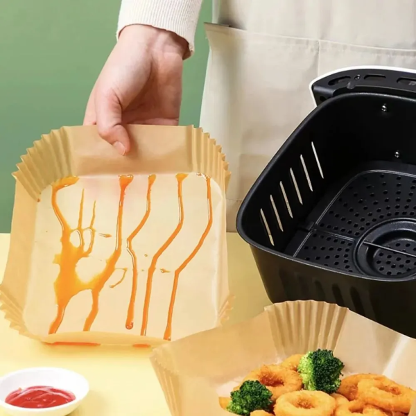 One Two Cups Kertas Alas Air Fryer Paper Liner Non Stick 50 PCS - MJ5