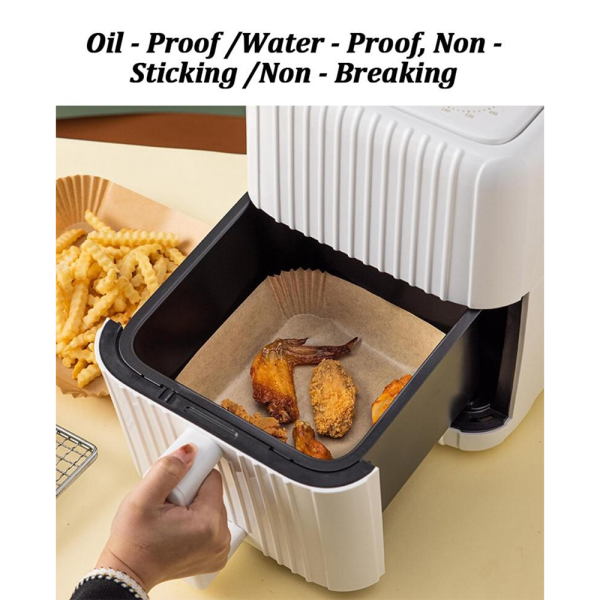 One Two Cups Kertas Alas Air Fryer Paper Liner Non Stick 50 PCS - MJ5