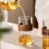 One Two Cups Gelas Whisky Japanese Style Glass Wood Sleeve 350ml - PG35
