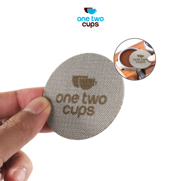 One Two Cups Puck Screen Portafilter Espresso Machine 150µm - SUS3