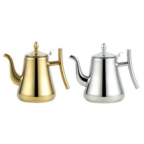 One Two Cups Kettle Teko Air Teh Kopi Kettle Teapot 1.6L with Filter - HS4012