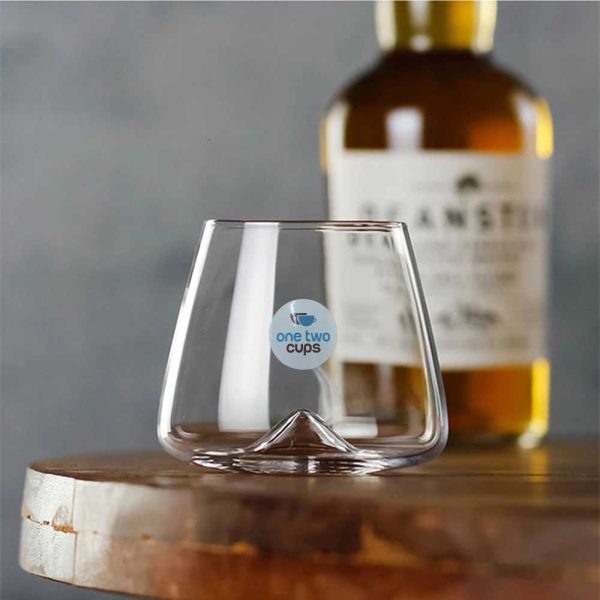 One Two Cups Gelas Crystal Cone Rock Glass 300 ml - YJ0907