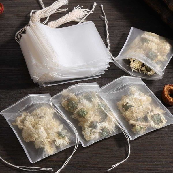 One Two Cups Kantong Filter Saringan Teh Nilon Teabag Disposable 50PCS - M100