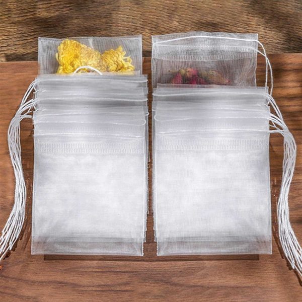 One Two Cups Kantong Filter Saringan Teh Nilon Teabag Disposable 50PCS - M100