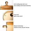 One Two Cups Panci Kaca Glass Cooking Pot Borosilicate Tahan Panas Api - YWJ-1265-15cm