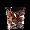 One Two Cups Gelas Crystal Diamond Cut Rock Glass 300ml - YJ103