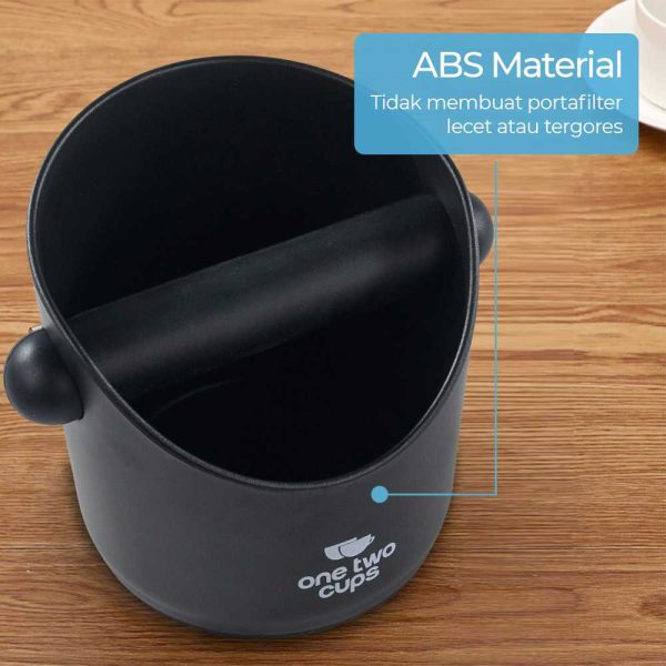 One Two Cups Wadah Ampas Kopi Espresso Knock Box Container Model A - EA02682