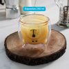 One Two Cups Gelas Beruang Double Wall Glass Insulated Cup 250ml - CIQ38