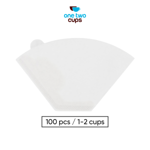 One Two Cups Kertas Saringan Kopi Coffee Filter Paper 1-2 Cups 100 PCS - S101