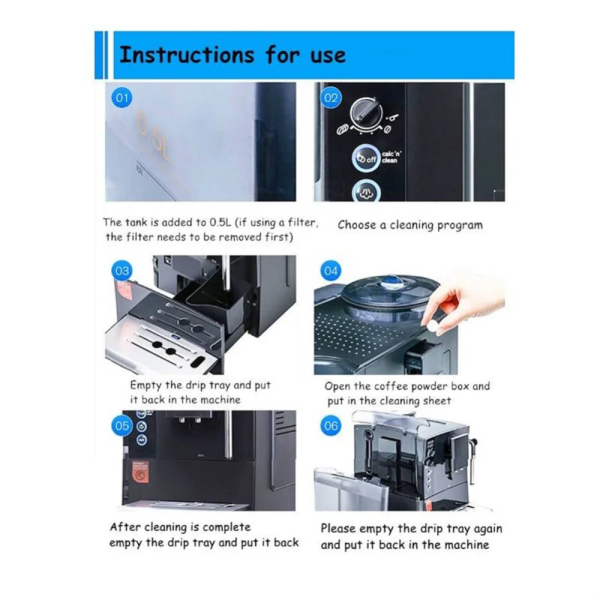 One Two Cups Tablet Pembersih Mesin Kopi Coffee Machine Cleaner 10 PCS - CJ129