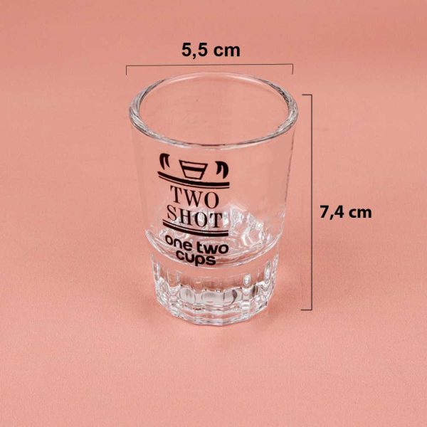 One Two Cups Gelas Kopi Expresso Shot Glass Coffee 60ml - MD19