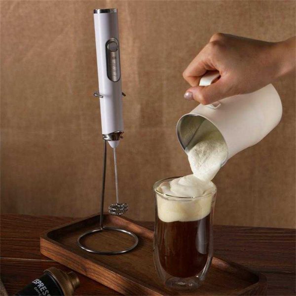 One Two Cups Hand Mixer Mini 2 in 1 Pengocok Telur Whisk Milk Frother - HM23