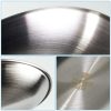 One Two Cups Piring Makan Stainless Steel Sultan Plate European Style - SN017-14cm