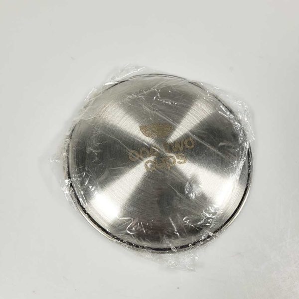 One Two Cups Piring Makan Stainless Steel Sultan Plate European Style - SN017-14cm