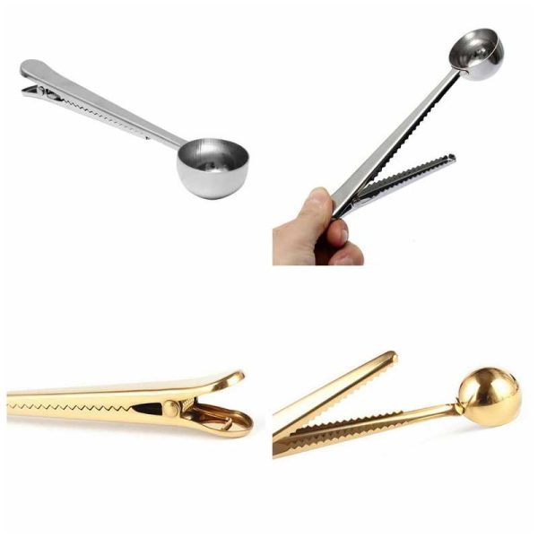 One Two Cups Sendok Takar Kopi Teh Measuring Spoon with Clip - G166