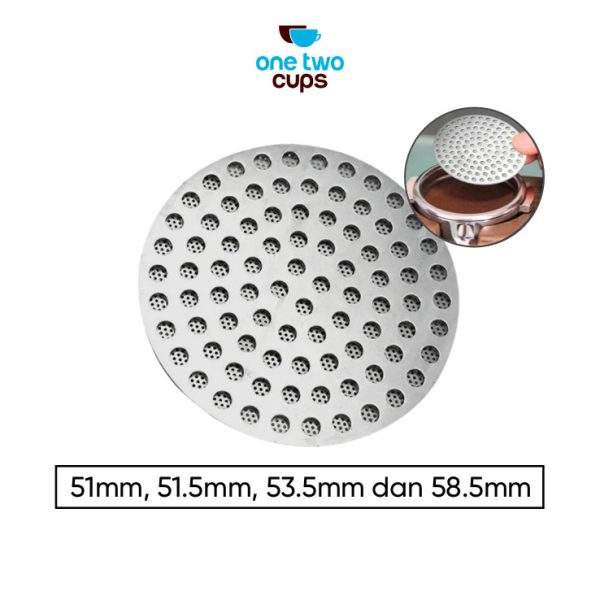 One Two Cups Puck Screen Portafilter Espresso Double Layer 150 Micron - SUS304