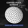 One Two Cups Puck Screen Portafilter Espresso Double Layer 150 Micron - SUS304