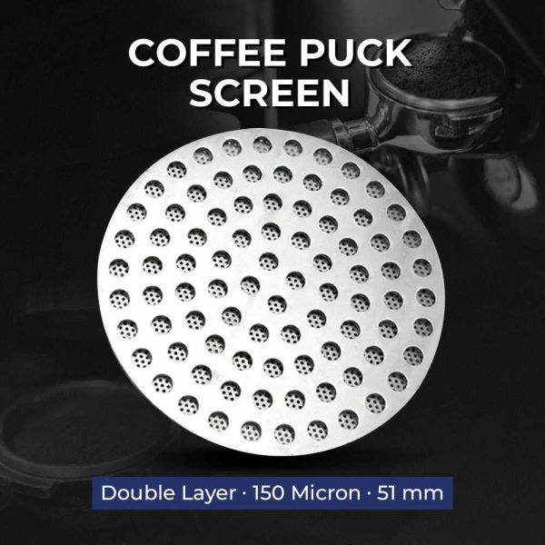 One Two Cups Puck Screen Portafilter Espresso Double Layer 150 Micron - SUS304