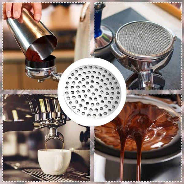 One Two Cups Puck Screen Portafilter Espresso Double Layer 150 Micron - SUS304