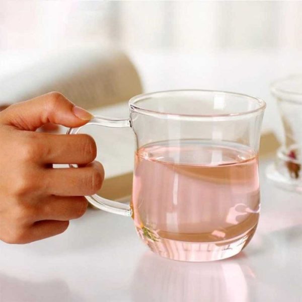 One Two Cups Cangkir Teh Tea Cup Heat Proof with Infuser Filter 420 ml