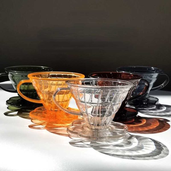 One Two Cups Filter Penyaring Kopi V60 Flower Cone Coffee Dripper - BC105