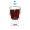 One Two Cups Gelas Kopi Anti Panas Double Wall Glass Borosilicate - PLY1704-350ML