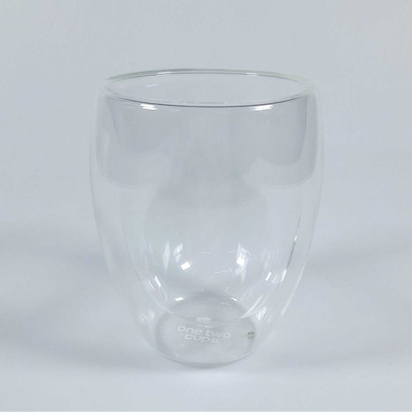 One Two Cups Gelas Kopi Anti Panas Double Wall Glass Borosilicate - PLY1704-350ML