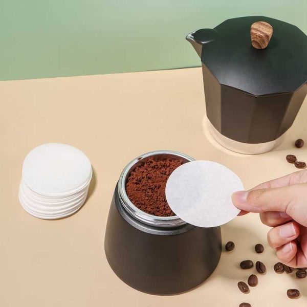 One Two Cups Kertas Saringan Kopi Coffee Filter Paper Moka Pot 100 PCS - OJ-1