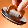 One Two Cups Toples Kaca Kedap Udara Sealed Food Storage Jar Wood Lid - CF170