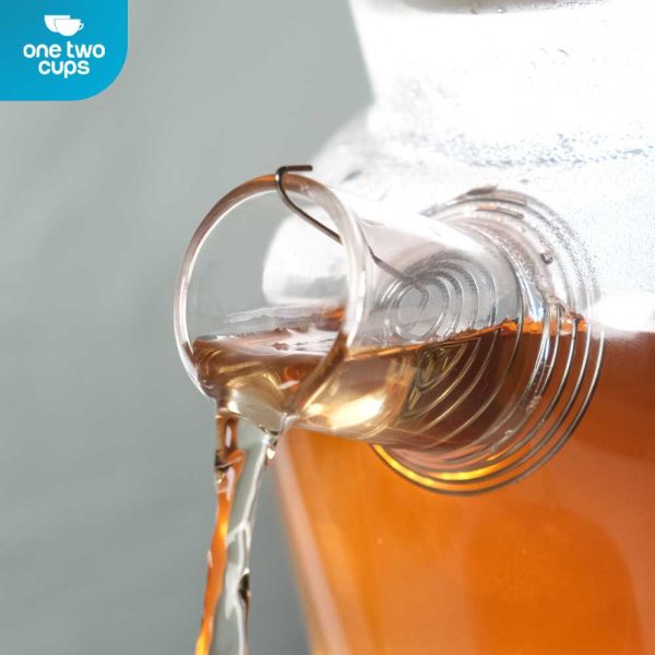 One Two Cups Teko Kaca Teh Pitcher Tahan Panas api Borosilicate 1.45L - BR-384