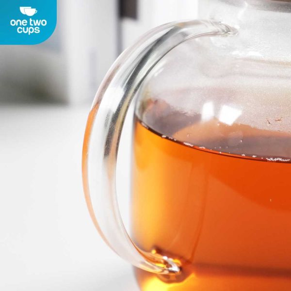 One Two Cups Teko Kaca Teh Pitcher Tahan Panas api Borosilicate 1.45L - BR-384