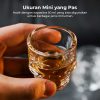 One Two Cups Gelas Whisky Skull Head Crystal Rock Glass - M50