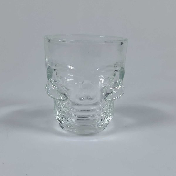 One Two Cups Gelas Whisky Skull Head Crystal Rock Glass - M50