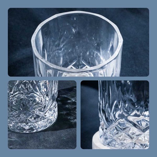 One Two Cups Gelas Crystal Old-Fashioned Rock Glass 300 ml - YJ104