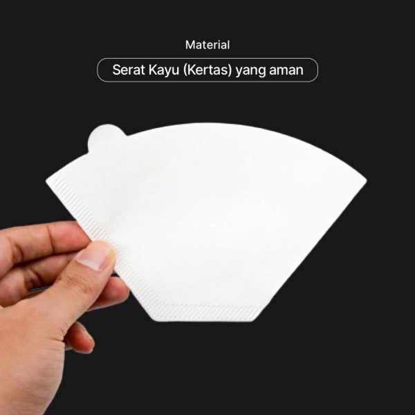One Two Cups Kertas Saringan Kopi Filter Paper V60 1-4 Cups 100 PCS - U102