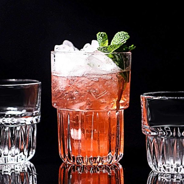 One Two Cups Gelas Whisky Crystal Old Fashioned Rock Highball Glass - 2011ZJ