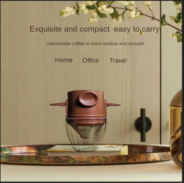 One Two Cups Filter Penyaring Kopi Portable Cone Coffee Dripper - F-402