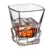 One Two Cups Gelas Whisky Crystal Cube Cut Rock Glass 285ml - YJ101