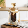 One Two Cups Toples Kaca Kedap Udara Sealed Food Storage Jar 1350ml - GFS138