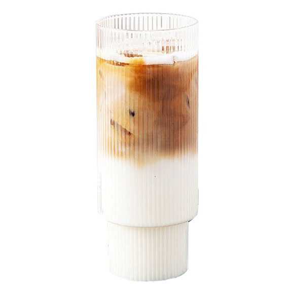 One Two Cups Gelas Tea Coffee Mug Desain Stripe Origami - KMA091