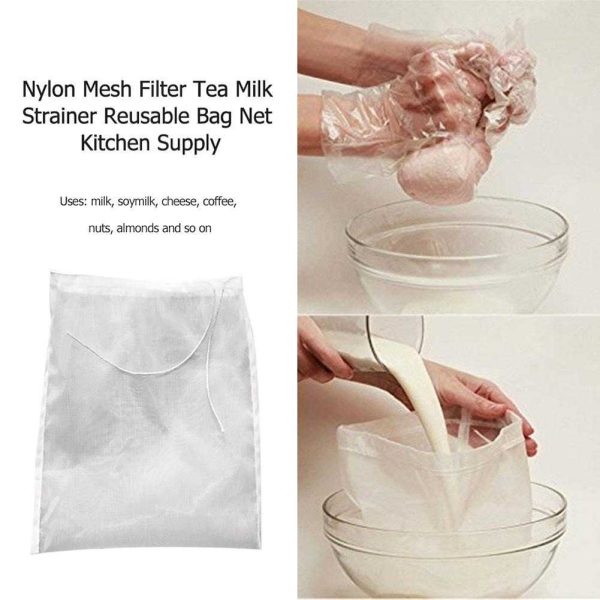 One Two Cups Saringan Susu Kedelai Nilon Reusable Mesh 200-ZR200