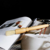 One Two Cups Kuas Pembersih Gilingan Kopi Natural Bristles Wood - JN77
