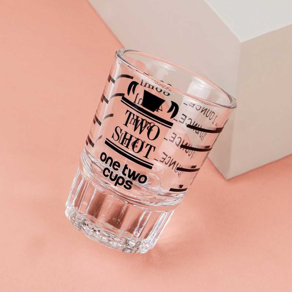 One Two Cups Gelas Kopi Expresso Shot Glass Coffee Cup 60ml - MD19