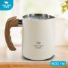 One Two Cups Gelas Milk Jug Latte Art Stainless Steel with Scale 600ML- LS9