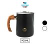 One Two Cups Gelas Milk Jug Latte Art Stainless Steel with Scale 900ML - LS9