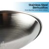 One Two Cups Piring Makan Stainless Steel Sultan Plate European Style - ST201