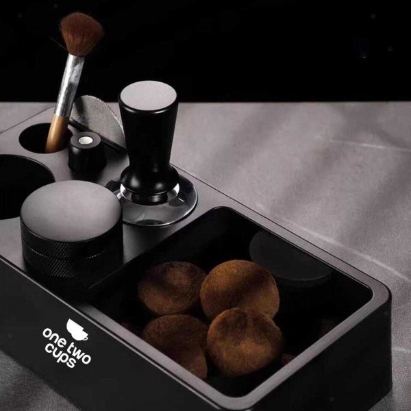 One Two Cups Wadah Ampas Kopi Knock Box with Portafilter Holder - MG34
