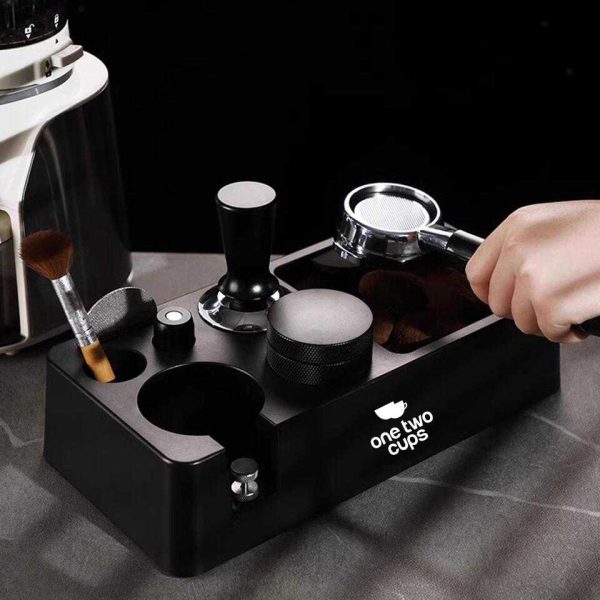 One Two Cups Wadah Ampas Kopi Knock Box with Portafilter Holder - MG34